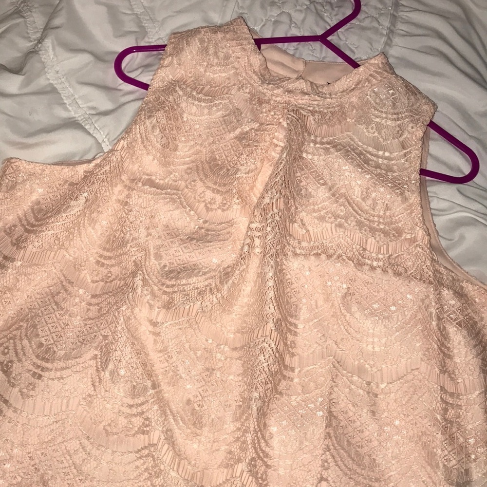 haute monde peach shirt